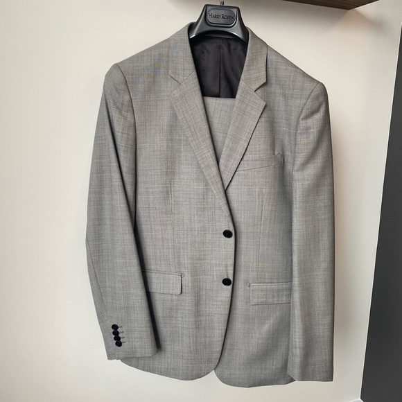 Theory Wool Suit Jacket & Pants - Picture 1 of 9